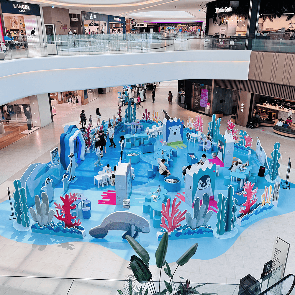 Paper Sea, Spatial Design project delivered by OFNR in Korea