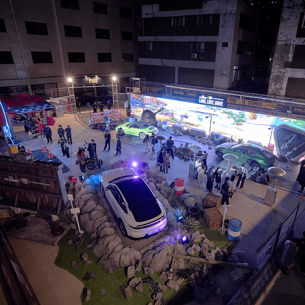 PUBG X Porsche 팝업 project detail 7