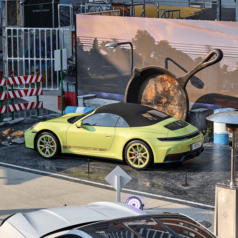 PUBG X Porsche 팝업 project detail 14
